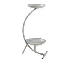 Soporte para plantas Aalten en forma de C metal 2 niveles 30