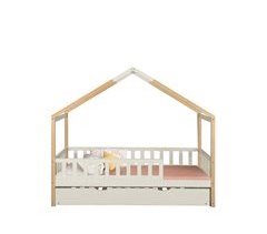 Cama nido WOOD madera maciza 90x190cm blanco natural