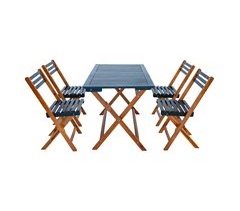 Set de muebles de jardín Altamura 5 piezas