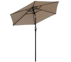 Sombrilla de Jardín Metal, Poliéster Outsunny