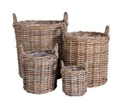 Juego de 4 Cestas de Almacenaje Caor