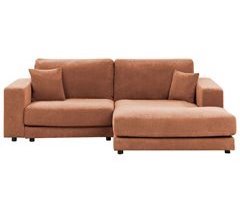 Beliani Sofá esquinero Poliéster LOFOTEN