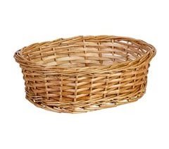 Cesto ovalado de mimbre