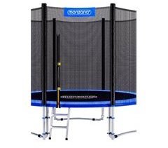 Trampolín con red de seguridad