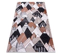 Alfombra FUN Tops para niños montañas picos 80x150