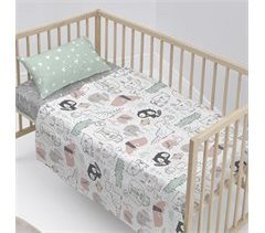 Best buddies Juego de sábana cuna