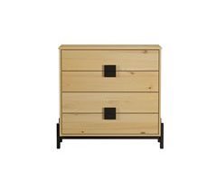 Comoda 4 Cajones Madera De Pino