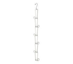 Percha para bolsos blanco con 6 ganchos - H77 cm