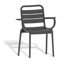Silla de plástico apto para exterior - Karen