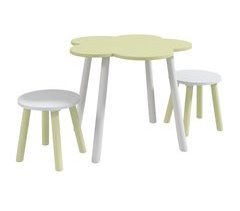 Mesa para Niños MDF, Madera de Pino ZONEKIZ 59x59