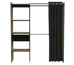 Armario Extsible con Barras y Cajón