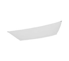 Toldo poliéster rectangular Aktive Garden color blanco