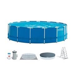 Piscina desmontable metal frame intex 457x122 cm 16.805 litros
