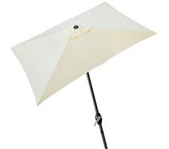 Parasol rectangular mástil aluminio Aktive Garden