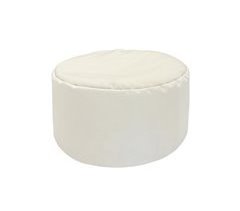 Acomoda Textil – Puff Redondo con Relleno para Asiento.