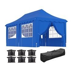Carpa Plegable Acero, Tela Oxford Outsunny