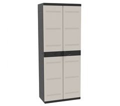 Armario Titanium Exterior 2 Puertas 4 Estantes Regulables