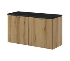 Conjunto de 2 muebles bajo lavabo Newport con puertas 100