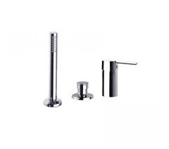 Grifo de Repisa de Baño-Ducha Monomando con Accesorios de Ducha