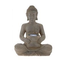 WELL HOME - Luz solar de Buda en polystone