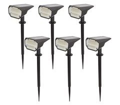Aktive Set 6 balizas solares LED luz cálida 5-10 lúmenes