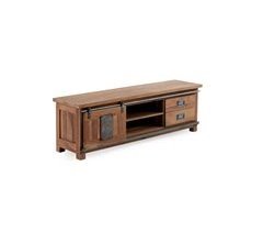 Mueble tv de madera maciza de acacia reciclada