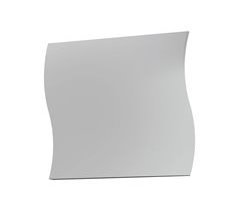 Espelho com efeito madeira 110x2