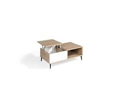 Mesa de centro elevable MEN Patas metálicas