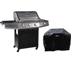 Barbacoa a gas con LED