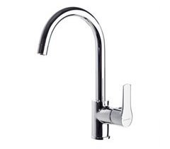 Grifo de Fregadero de Cocina Monomando con Caño Cisne