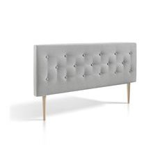 Cabecero tapizado Oslo Gris 90
