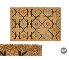 Felpudo fibra de coco 40x60cm GEOMETRICO