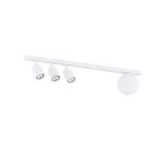 Regleta de techo Ponsel (4 luces) Acero Cristal Moderno