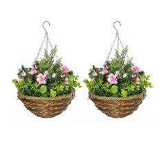 Planta Artificial PE, Mimbre, Espuma Outsunny, hogar - decoración