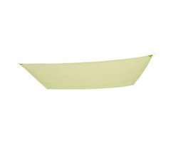 Toldo sombreo rectangular Aktive Garden color crema