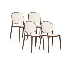 Pack 4 sillas de exterior Klux