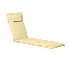 Cojín para Tumbona de Exterior Poliéster, Algodón Outsunny