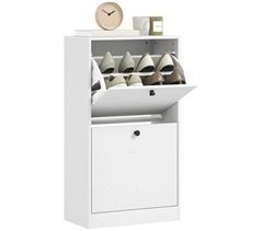 Zapatero Melamina de Madera HOMCOM, hogar - muebles de recibidor