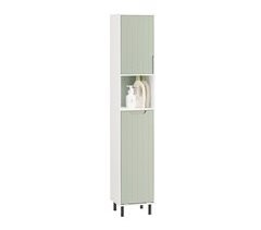 Mueble Columna De Baño Con 1 Cesto BZR137-GR SoBuy