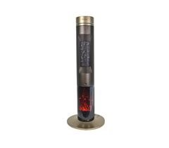 Calefactor 2kW con efecto digital de fuego eléctrico
