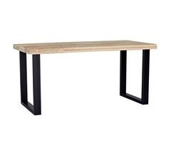 Mesa de comedor Rectangular con tablero de mango natural