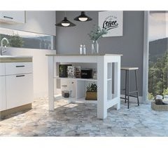 Isla de Cocina Antibacteriana Cala, superficie antibacterial