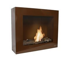 Biochimenea de suelo o pared con leños decorativos BESTBIO