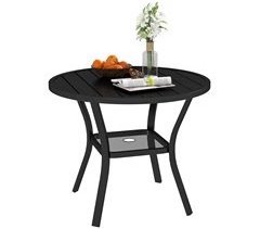 Mesa de Comedor Acero Outsunny