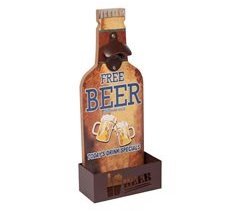 Botellero abridor de botellas