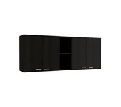 Mueble de pared para cocina Rochet en melamina con 4 gabinetes