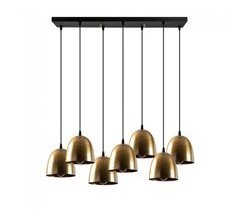 Lámpara colgante Asney 18 Vintage (7 luces) Metal  Retro