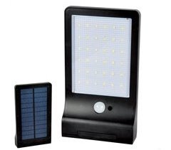 Foco solar exterior luz LED jardín c/sensor movimiento Aktive