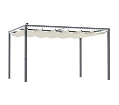 Pérgola de Aluminio Aluminio, Poliéster Outsunny