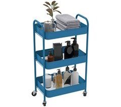 Carrito Auxiliar Acero HOMCOM, hogar - cocina 45